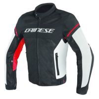 Dainese AIR-FRAME D1 letní textil. bunda černá/bílá/červená vel.48